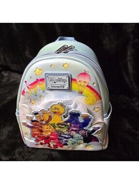 Loungefly Care Bears x Sesame Street Mini Backpack New with Tags